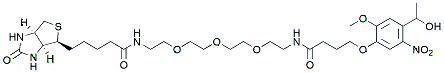 Molecular structure of the compound: PC-PEG3-biotin