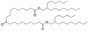 Molecular structure of the compound: bis(2-hexyldecan) 10-oxononadecanedioate