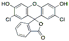 Molecular structure of the compound: 2,7-Dichlorofluorescein