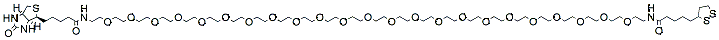 Molecular structure of the compound: Biotin-PEG23-Lipoamide