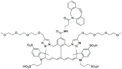 Molecular structure of the compound: BP Fluor 800 DBCO