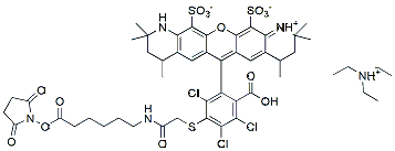 Molecular structure of the compound: BP Fluor 546 NHS ester