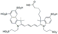 Molecular structure of the compound: BP Fluor 660 Acid