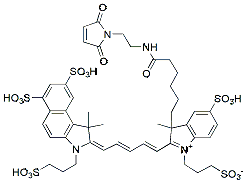 Molecular structure of the compound: BP Fluor 660 Maleimide