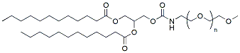 Molecular structure of the compound: mPEG-DLG (12:0), MW 2,000