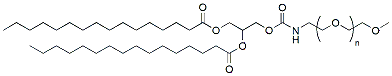 Molecular structure of the compound: mPEG-DPG (16:0), MW 1,000