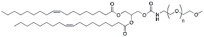 Molecular structure of the compound: mPEG-DOG (18:1), MW 1,000