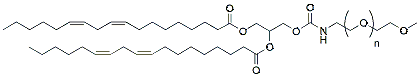 Molecular structure of the compound: mPEG-DLG(18:2), MW 1,000