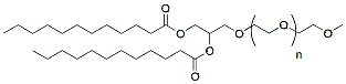 Molecular structure of the compound: DLG-PEG 2000 (12:0)