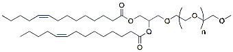 Molecular structure of the compound: DMG-PEG 2000 (14:1)