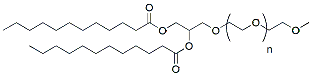 Molecular structure of the compound: DLG-PEG 5000 (12:0)