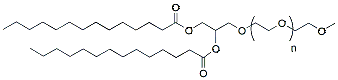 Molecular structure of the compound: DMG-PEG 1000 (14:0)