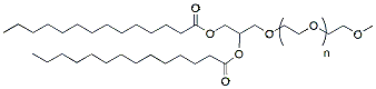 Molecular structure of the compound: DMG-PEG 5000 (14:0)