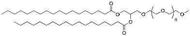 Molecular structure of the compound: DSG-PEG, MW 5000