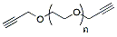 Molecular structure of the compound: Bis-propargyl-PEG, MW 20,000