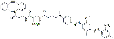 Molecular structure of the compound: Sulfo DBCO-UBQ-1