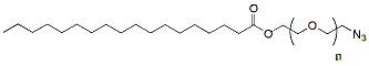 Molecular structure of the compound: Stearate-PEG 1000-Azide (18:0)