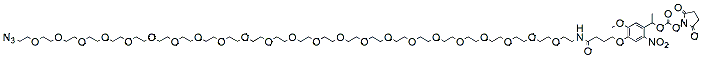 Molecular structure of the compound: PC Azido-PEG23-NHS carbonate ester