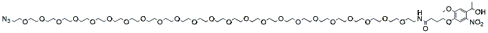 Molecular structure of the compound: PC Azido-PEG23-OH