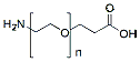 Molecular structure of the compound: NH2-PEG-acid, TFA salt, MW 5,000