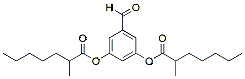 Molecular structure of the compound: 3,5-bis(2-methylheptanoate)-benzaldehyde