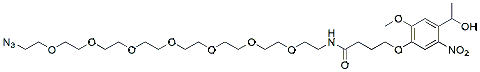 Molecular structure of the compound: PC Azido-PEG7-OH