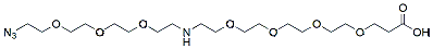 Molecular structure of the compound: N-(Azide-PEG3)-PEG4-acid