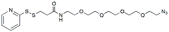 Molecular structure of the compound: SPDP-PEG4-azide