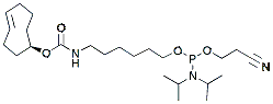 Molecular structure of the compound: TCO phosphoramidite C6