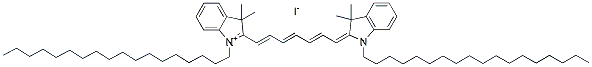 Molecular structure of the compound: DiR