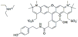 Molecular structure of the compound: AF 594 tyramide