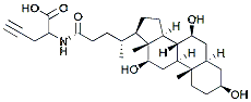 Molecular structure of the compound: Clickable Cholic acid