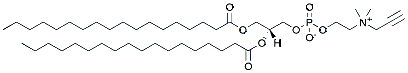 Molecular structure of the compound: 18:0 propargyl PC