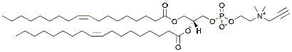 Molecular structure of the compound: 18:1 propargyl PC