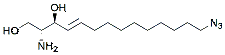 Molecular structure of the compound: Azido sphingosine (d14:1)