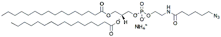 Molecular structure of the compound: 16:0 azidocaproyl PE