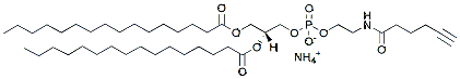 Molecular structure of the compound: 16:0 hexynoyl PE