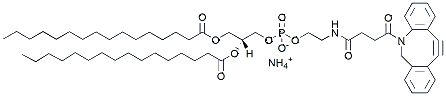 Molecular structure of the compound: 16:0 DBCO PE