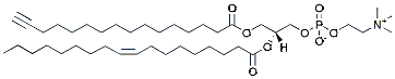 Molecular structure of the compound: 16:0(alkyne)-18:1 PC