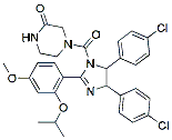 Molecular structure of the compound: (Rac)-Nutlin-3