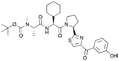 Molecular structure of the compound: cIAP1 ligand 1