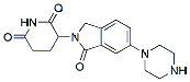 Molecular structure of the compound: 3-(1-Oxo-6-piperazin-1-yl-isoindolin-2-yl)piperidine-2,6-dione