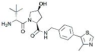 Molecular structure of the compound: cis VH032 amine dihydrochloride