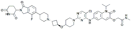 Molecular structure of the compound: ARV-393