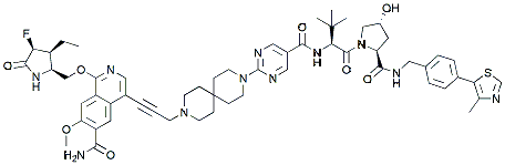 Molecular structure of the compound: PROTAC IRAK4 degrader-3