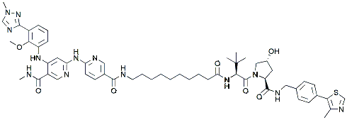 Molecular structure of the compound: PROTAC TYK2 degradation agent-1