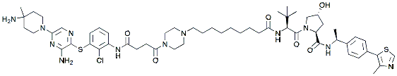 Molecular structure of the compound: SHP protein degrader-2