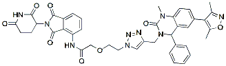 Molecular structure of the compound: PROTAC BRD4 Degrader-1