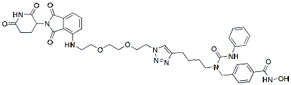 Molecular structure of the compound: HDAC6 degrader-1