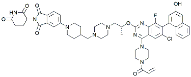 Molecular structure of the compound: PROTAC KRAS G12C Degrader-2